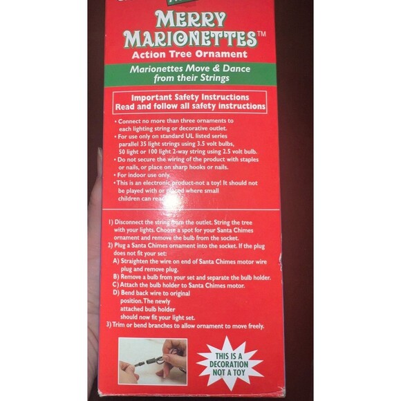 Kurt Adler Santa’s Action World Merry Marionettes Nutcracker Moves Dances New - Picture 3 of 6